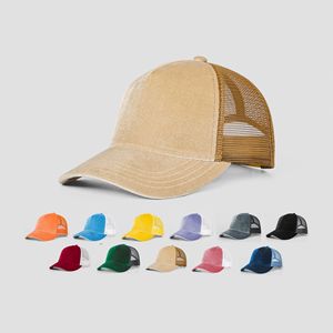 Spring Autumn 5-panel Velvet Mesh Bling Rhinestone NY Baseball Cap Custom Logo Promotional Breathable Sunhat LA Trucker Hat - Product Image 2