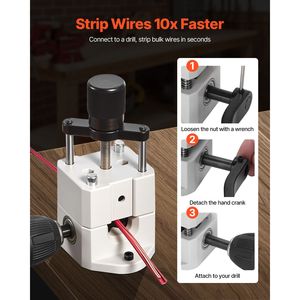 Spellatura Fili Manuale Portatile 0.06-1, Spellafili a Manovella per Rame, Attrezzatura per Riciclo Rifiuti Metallici 64Mn - Product Image 6