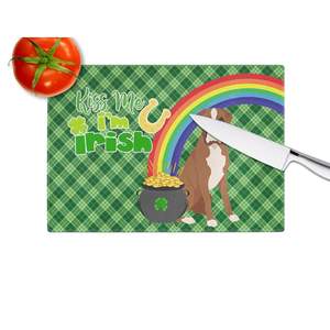 Calzoncillo de orejas naturales de cervatillo rojo, tabla de cortar de cocina de gran tamaño, vajilla decorativa de San Patricio, decoraciones de mesa - Product Image 4