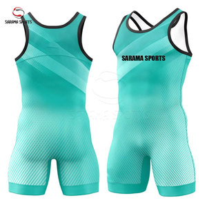Fabricante de Uniformes de Lucha Libre, Suministro al por Mayor de Singletes de Lucha Libre, Resistentes a la Decoloración, Impresión por Sublimación - Product Image 1