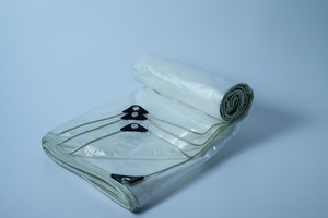 Tela de lona de poliéster de alta calidad para exteriores, LONA DE PE resistente al agua, cubierta de camión, lona tejida - Product Image 6