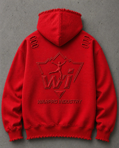 Sudadera con Capucha Oversize para Hombre, Estilo Desgastado, Básica, de Algodón, Informal, Estilo Urbano, Cálida, Premium, Conjunto de Moda - Product Image 2