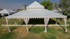Luxury Maharaja Royal Wedding Event <b>Tent</b> Handcrafted Premium Outdoor Waterproof PVC Double Layer MS Iron <b>Frame</b> Pavilion - Product Image 5