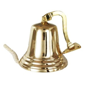 Elegant <b>Brass</b> Nautical Ship <b>Bell</b> Marine <b>Bell</b> For Coastal Interior Maritime Decor Sailor Gift Nautical Collection Home Office - Product Image 4