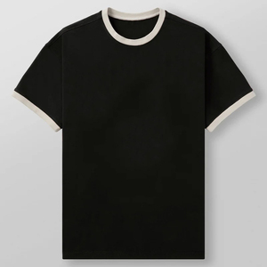 Camisetas de Manga Corta para Hombre, Estilo Clásico, Diseño Moderno y Cómodo, Peso Medio, Cuello en Contraste, con Dobladillo Elástico en las Mangas - Product Image 2