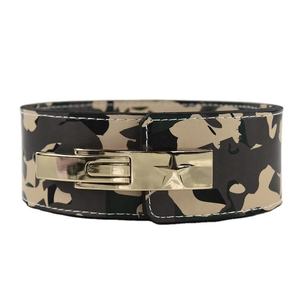 Adjustable Camouflage Waist Support <b>Belt</b> With Buckle Closure For Strength <b>Training</b> And <b>Weight</b> Lifting Unisex - Product Image 4