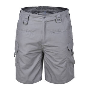 Pantalones Cortos Cargo Formales para Hombre, de Tela Oxford, Cintura Media, Cierre de Botones, Transpirables, de Secado Rápido, Antiarrugas, con Múltiples Bolsillos, 100% Algodón - Product Image 4