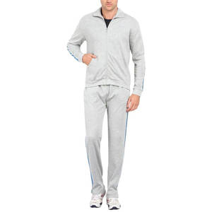 Ensemble de survêtement léger pour sports de plein air, uniforme de club, fournisseur, ensemble 2 pièces d'échauffement, prix de gros abordable, survêtement de sport pour salle de gym - Product Image 1