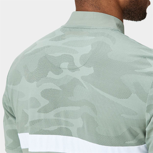Polo de golf personalizado para hombre, de secado rápido, talla grande, con estampado sólido, tela de lona, algodón de punto de secado rápido, estampado. - Product Image 6