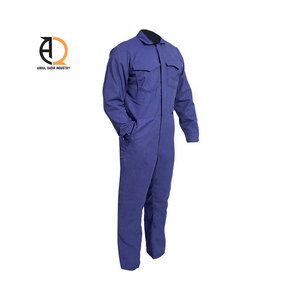 Ropa de Seguridad Personalizada, Traje de Trabajo Azul de Algodón para Construcción, Uniforme de Trabajo, Overol de Seguridad con Logotipo Personalizado - Product Image 1