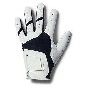 DARIB IMPEX Gant de golf moderne respirant en cuir véritable de haute qualité, fermeture à tirette pour main droite, unisexe, blanc gaufré - Product Image 1