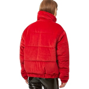 OEM logotipo personalizado Casual Puffer chaqueta de las mujeres abrigos personalizados Puffer chaquetas de invierno para las mujeres - Product Image 2