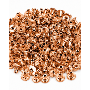 Premium Brass <b>Earring</b> <b>Back</b> Stopper Grip Studs-20 Pcs Indian Ethnic Artificial Jewellery - Product Image 3