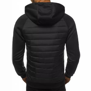 Nouveau sweat-shirt à capuche zippé décontracté pour homme, en tissu éponge 100% polyester anti-boulochage, coupe ample, services OEM - Product Image 4