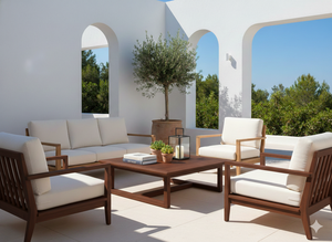 โต๊ะกาแฟคานายา ผลิตจากไม้สักอินโดนีเซีย สำหรับผู้จัดจำหน่ายเฟอร์นิเจอร์ระดับโลก พร้อมราคาส่งออกที่แข่งขันได้ - Product Image 5