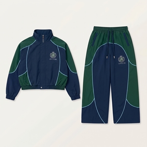 Wholesale Custom Lightweight <b>Winter</b> Polyester Fleece 460g Zipper Fly Hooded Solid Men's Sports Jacket Pants Two-Piece <b>Tracksuit</b> - Product Image 4