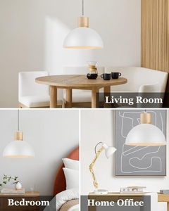 Wholesale nordic pendant light custom <b>white</b> hammered metal <b>hanging</b> lamp - Product Image 6