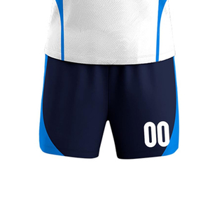 Ensemble maillot et short de volley-ball sur mesure, design personnalisé, faible quantité minimum de commande (MOQ), 100 % polyester, uniforme de volley-ball à prix raisonnable - Product Image 5