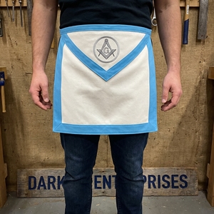 Custom Manufacturer Masonic Regalia Hand Embroidered Bullion <b>Wire</b> Apron Wholesale Bespoke Lodge Uniform Personalized <b>Crafts</b> - Product Image 4