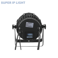 Projecteur PAR LED 250W 24x10W RGBW 4-en-1 DMX512 Noir Mat en Aluminium Moulé sous Pression Dimmable AC100-240V pour Scène