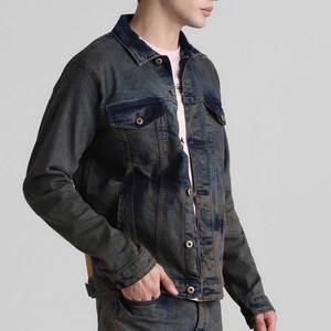 Chaqueta de Mezclilla para Hombre, Estilo Premium, Clásica, Duradera, Corte Ajustado, Suave, Moderna, para Uso Diario, Cálida y Resistente al Viento - Product Image 2