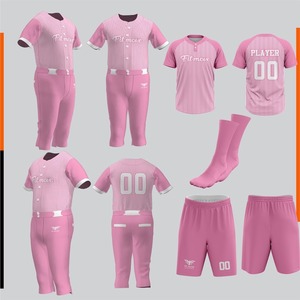 Nouvelle conception, uniforme de baseball de haute qualité, vente en gros, uniforme de baseball respirant, uniforme d'équipe sportive, pack promotionnel - Product Image 1