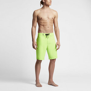Shorts Deportivos para Hombre, Color Verde Sólido, de Secado Rápido, Cintura Alta Elástica, Estilo Deportivo con Bolsillos - Product Image 5