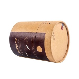 Empaque de tubo de papel biodegradable de calidad premium para lámparas, caja cilíndrica de cartón, tubo redondo de papel kraft para empaque de antorchas - Product Image 3