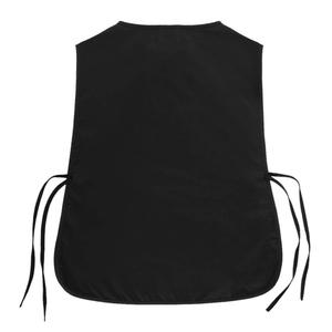 2025 Unisex Cobbler Vest Custom Embroidered <b>Kitchen</b> Chef <b>Apron</b> for Art Painting Grooming Working Uniform Black Restaurant Bar - Product Image 6