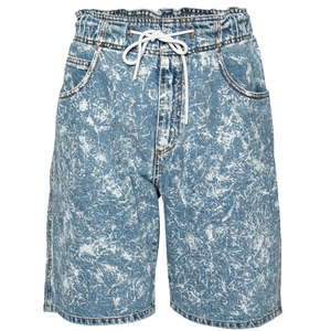 Shorts de sport pour hommes en coton 100% délavé à l'acide, avec logo personnalisé, fermeture à cordon, commande en gros, qualité supérieure, directement de l'usine - Product Image 3