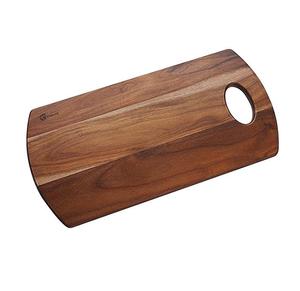 Planche à découper en bois d'acacia à grain transversal pour cuisine, personnalisable OEM, emballage en boîte, logo, emballage rapide, pièces - Product Image 3