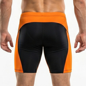 Men Drawstring Waist <b>Compression</b> <b>Shorts</b> Gym Trainer Slim Fit <b>Short</b> Pant Men Sportswear High Support Base Layer <b>Shorts</b> - Product Image 2
