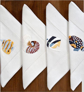 FRESH EMBROIDERED COCKTAIL NAPKINS FOR PARTY-VIETNAM HOT PRODUCT - Product Image 6