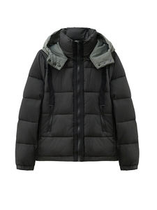 เสื้อแจ็คเก็ตพัฟเฟอร์แบบมีซับในสำหรับฤดูใบไม้ร่วงและฤดูหนาว  คอตั้งแบบผูกเชือก  แฟชั่นปี 2026 สำหรับผู้หญิง  ดีไซน์หรูหรา สวมใส่สบาย ระบายอากาศได้ดี - Product Image 1