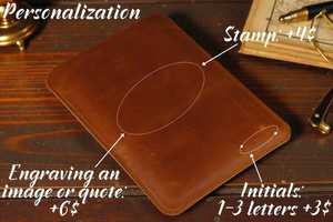 Funda Protectora y Bolsa de Transporte para Laptop de Cuero Genuino, Moderna y Duradera, para Macbooks y Laptops LS-0209, Venta al Por Mayor - Product Image 4