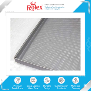 Bandeja para hornear perforada de aluminio/acero inoxidable de primera calidad, 600 x 400 x 25 mm, de proveedor indio. - Product Image 2