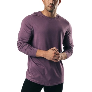 เสื้อยืดแขนยาวผู้ชายแบบใหม่สั่งทำพิเศษ พิมพ์ลายโลโก้ตามต้องการ ไซส์ใหญ่ ผ้าฝ้าย 100% - Product Image 1