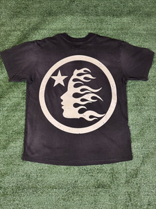 T-shirt Hell Star pour homme, streetwear oversize, haute qualité, 100% coton, t-shirt graphique unisexe, hauts décontractés, vente en gros, commande en gros, faible MOQ - Product Image 2