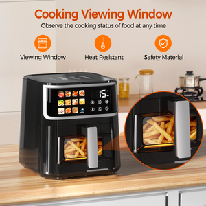 Smart Touch Screen Air Fryer Digital Air Cooker Drawer Oven Non Stick <b>Pan</b> Roaster for Home Kitchen - Product Image 3