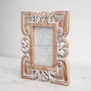 MK Modern Square Vertical Wooden Photo <b>Frame</b> <b>with</b> Eco-Friendly Durable Design UV Printing & Silk Screen Printing Wall <b>Mount</b> - Product Image 2