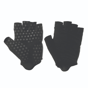 Wholesale Price Leather Half <b>Finger</b> Eco-Friendly Customizable Four Seasons Cycling <b>Gloves</b> for Unisex Outdoor Use Made Pakistan - Product Image 2