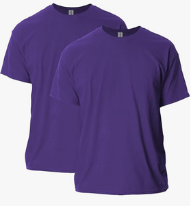 T-shirt décontracté pour homme en coton satiné uni, manches courtes, respirant, séchage rapide, col rond, vêtement d'été, tee-shirt basique pour adulte - Product Image 5