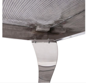 Mesa de Centro Moderna de Mármol Rectangular con Patas de Metal, Muebles para Sala de Estar, Hotel o Apartamento - Product Image 4