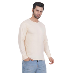 T-shirts à manches longues pour hommes en coton doux, pour un usage quotidien, tissu respirant, coupe confortable, parfaits pour les séances de sport et la course à pied. - Product Image 6