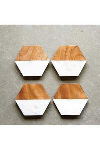 แผ่นรองแก้วไม้คุณภาพส่งออก ทนความร้อน ป้องกันโต๊ะ สำหรับโต๊ะอาหาร สำนักงาน คาเฟ่ บาร์ จำนวนมาก - Product Image 2