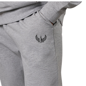 Conjunto Deportivo Informal para Hombre, Sudadera con Capucha Gris Claro y Pantalones Jogger, Ropa Deportiva Transpirable de Secado Rápido para Entrenamiento - Product Image 4