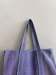 Women's Kantha Quilted Tote Bag Bohemian Vintage Shoulder Shopping Bag - Product Image 2