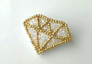 Nouveauté : porte-clés personnalisé brodé avec perles, breloque pour sac en forme de cœur, provenant d'Inde - Product Image 2