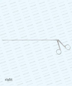 Pinces micro-coupes laryngées courbées à droite – Instruments endolaryngés pour la microchirurgie de la gorge et l'échantillonnage tissulaire par Vaslcare - Product Image 2
