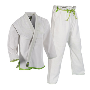 bjj gi suit high quality pearl weave cotton fabric custom design lightweight breathable durable training uniform men women - Product Image 5